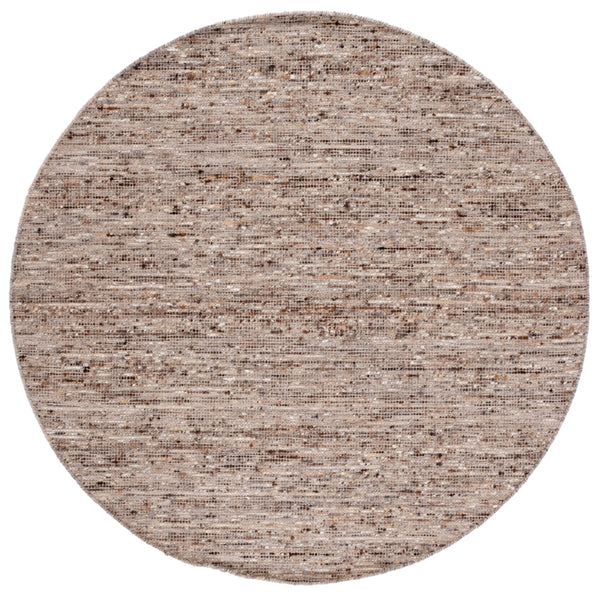 Natura 327 Hand Woven 90% Wool, 10% Cotton 0 Rug Brown / Ivory 90% Wool, 10% Cotton NAT327T-6R