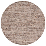 Natura 327 Hand Woven 90% Wool, 10% Cotton 0 Rug Brown / Ivory 90% Wool, 10% Cotton NAT327T-6R