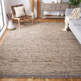 Natura 327 Hand Woven 90% Wool, 10% Cotton 0 Rug Brown / Ivory 90% Wool, 10% Cotton NAT327T-8