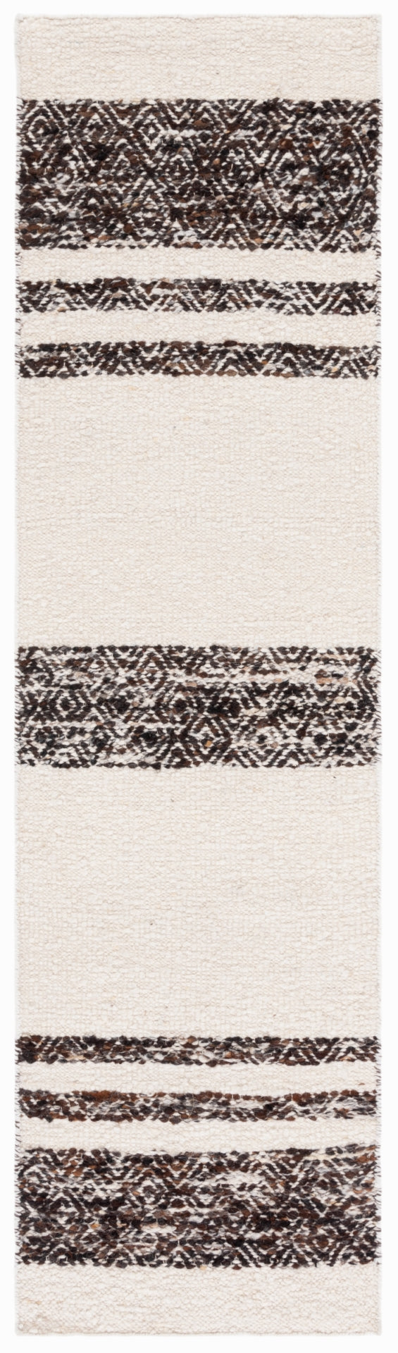 Natura 328 Hand Woven 90% Wool, 10% Cotton 0 Rug Black / Ivory 90% Wool, 10% Cotton NAT328Z-28