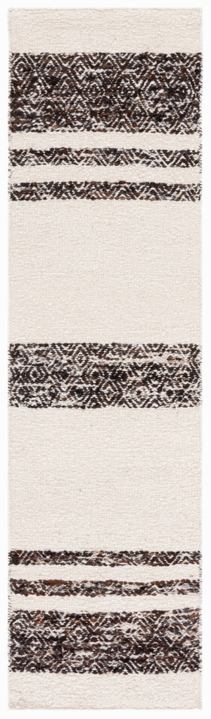 Natura 328 Hand Woven 90% Wool, 10% Cotton 0 Rug Black / Ivory 90% Wool, 10% Cotton NAT328Z-28