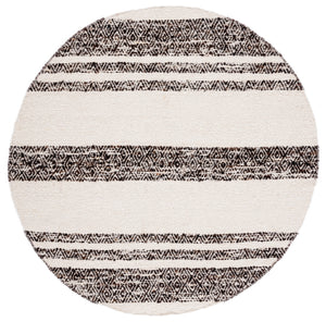 Natura 328 Hand Woven 90% Wool, 10% Cotton 0 Rug Black / Ivory 90% Wool, 10% Cotton NAT328Z-6R