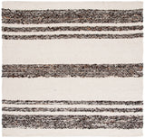 Natura 328 Hand Woven 90% Wool, 10% Cotton 0 Rug Black / Ivory 90% Wool, 10% Cotton NAT328Z-6SQ