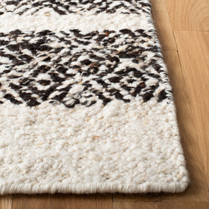Natura 329 Hand Woven 90% Wool, 10% Cotton 0 Rug Black / Ivory 90% Wool, 10% Cotton NAT329Z-5