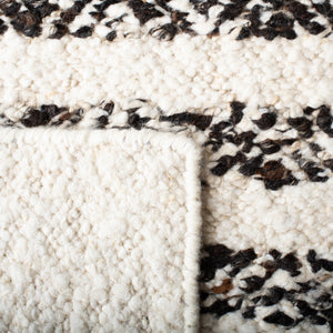 Natura 329 Hand Woven 90% Wool, 10% Cotton 0 Rug Black / Ivory 90% Wool, 10% Cotton NAT329Z-5