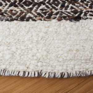 Natura 329 Hand Woven 90% Wool, 10% Cotton 0 Rug Black / Ivory 90% Wool, 10% Cotton NAT329Z-6R
