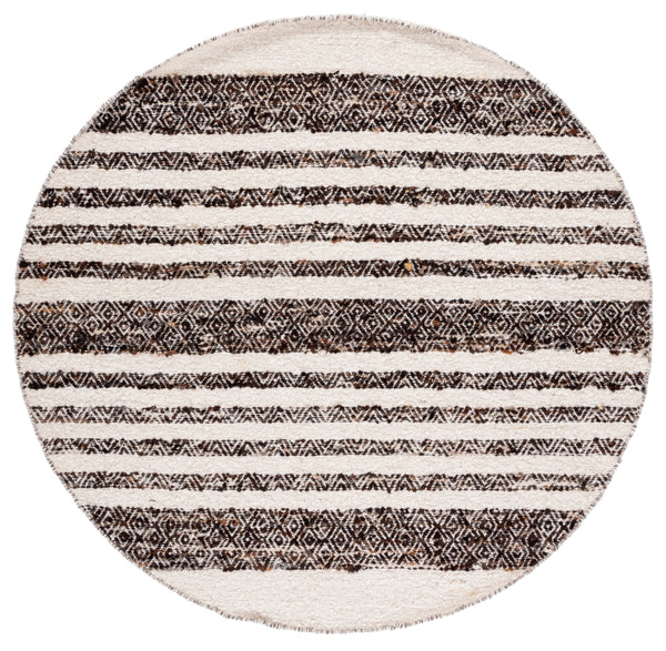 Natura 329 Hand Woven 90% Wool, 10% Cotton 0 Rug Black / Ivory 90% Wool, 10% Cotton NAT329Z-6R