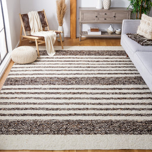 Natura 329 Hand Woven 90% Wool, 10% Cotton 0 Rug Black / Ivory 90% Wool, 10% Cotton NAT329Z-8