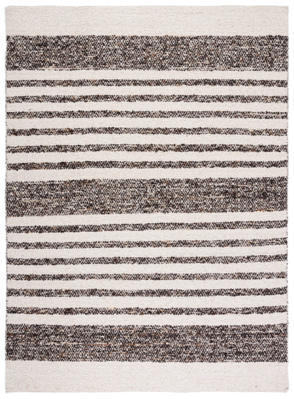 Natura 329 Hand Woven 90% Wool, 10% Cotton 0 Rug Black / Ivory 90% Wool, 10% Cotton NAT329Z-8