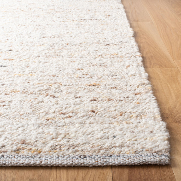 Natura 330 Hand Woven 90% Wool, 10% Cotton 0 Rug Ivory / Light Grey 90% Wool, 10% Cotton NAT330A-5