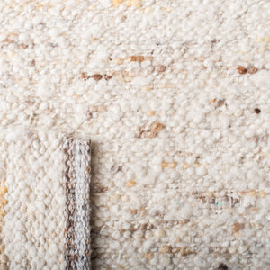Natura 330 Hand Woven 90% Wool, 10% Cotton 0 Rug Ivory / Light Grey 90% Wool, 10% Cotton NAT330A-5
