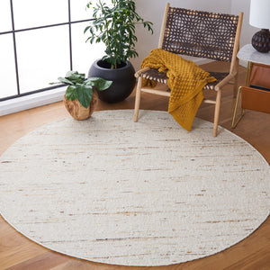 Natura 330 Hand Woven 90% Wool, 10% Cotton 0 Rug Ivory / Light Grey 90% Wool, 10% Cotton NAT330A-6R