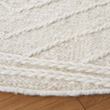 Natura 333 Hand Woven Pile Content: 100% Wool |  Overall Content: 90% Wool 10% Cotton 0 Rug Ivory / Black PILE CONTENT: 100% WOOL |  OVERALL CONTENT: 90% WOOL 10% COTTON NAT333A-6R