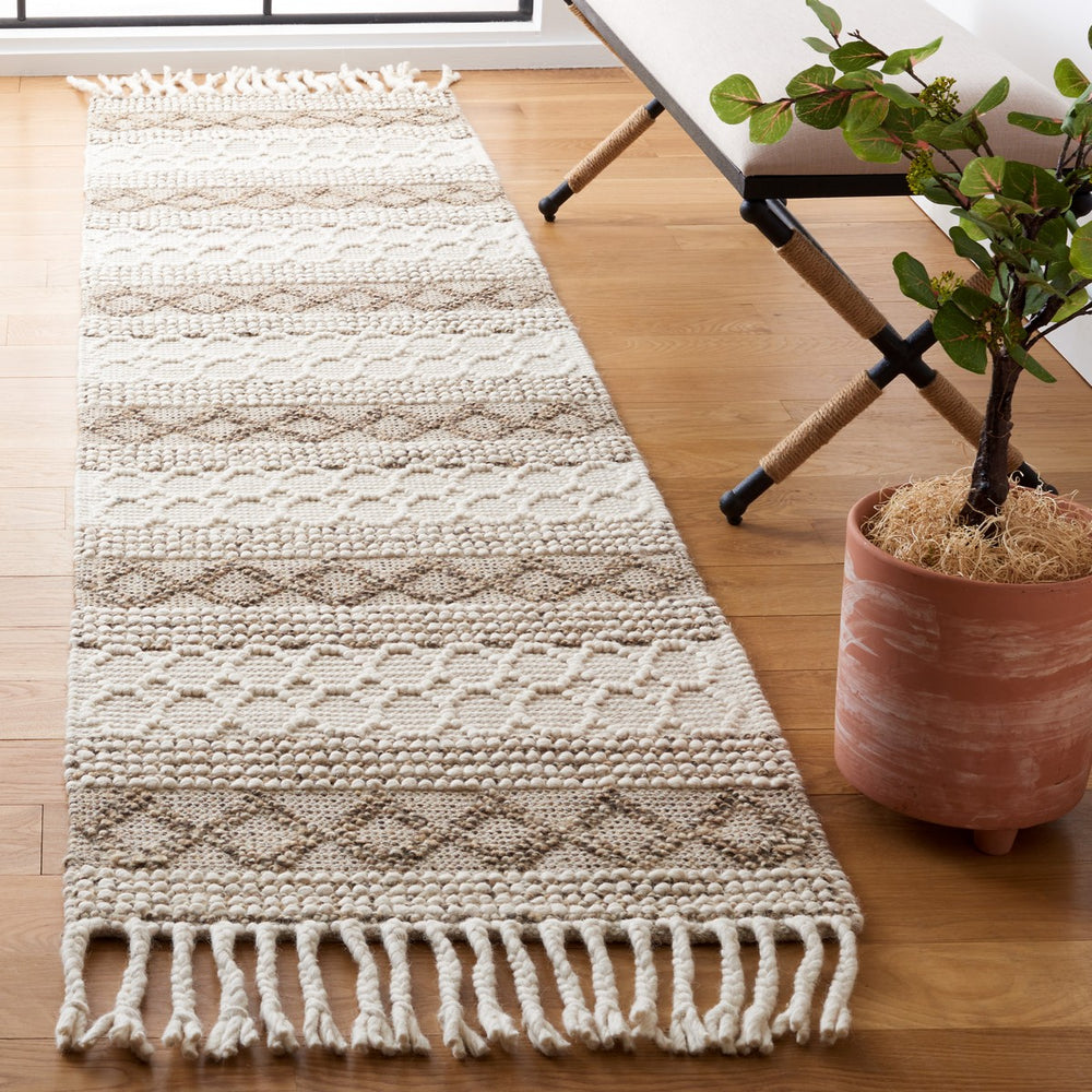 Safavieh Natura 337 Hand Woven 80% Wool/20% Cotton Rug NAT337A-8