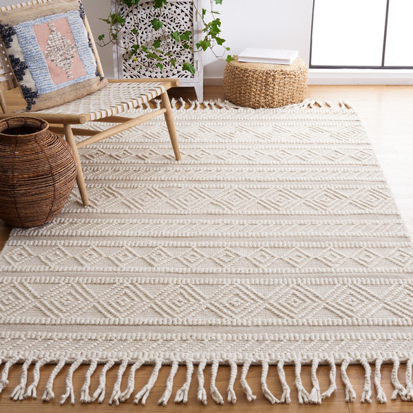 Safavieh Natura 338 Hand Woven 80% Wool/20% Cotton Rug NAT338A-8