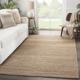 Jaipur Living Hilo Natural Solid Tan Area Rug (10'X14')