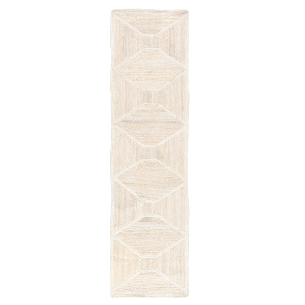 Jaipur Living Sisal Bow Natural Trellis Ivory/ Beige Runner Rug (2'6"X9')