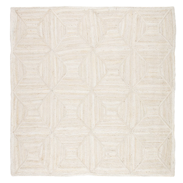 Jaipur Living Sisal Bow Natural Trellis Ivory/ Beige Square Area Rug (8')