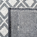 Safavieh Natura 475 Hand Woven 60% Wool, 40% Cotton Rug Ivory / Black 60% Wool, 40% Cotton NAT475A-8