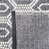 Natura 476 Bohemian Hand Woven 60% Wool, 40% Cotton Rug Ivory / Black