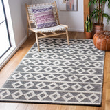 Safavieh Natura 479 Hand Woven 60% Wool, 40% Cotton Rug Ivory / Black 60% Wool, 40% Cotton NAT479A-5