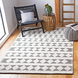 Natura 481 Bohemian Hand Woven 60% Wool, 40% Cotton Rug Ivory / Black