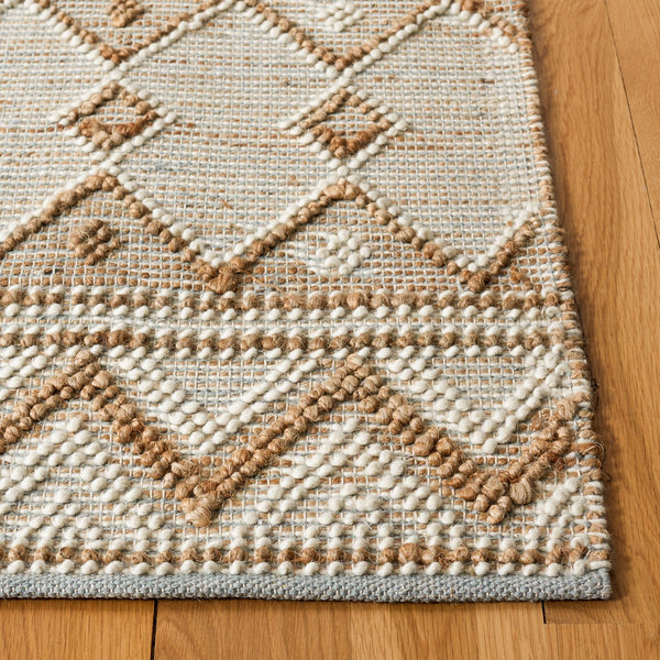Safavieh Natura 504 Hand Woven 40% Jute/40% Wool/and 20% Cotton Bohemian Rug NAT504A-5