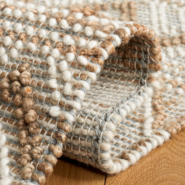 Safavieh Natura 504 Hand Woven 40% Jute/40% Wool/and 20% Cotton Bohemian Rug NAT504A-5