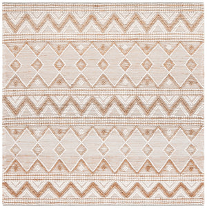 Safavieh Natura 504 Hand Woven 40% Jute/40% Wool/and 20% Cotton Bohemian Rug NAT504A-6SQ