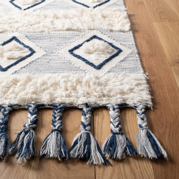 Safavieh Natura 678 With Tassel Hand Woven Wool Bohemian Rug NAT678A-8