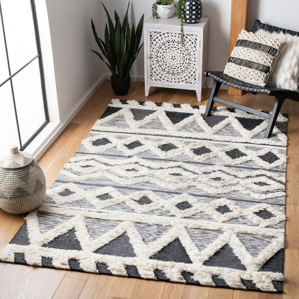 Safavieh Natura 685 100% Wool Pile Hand Woven Bohemian Rug NAT685A-8