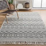 Safavieh Natura 687 80% Wool, 20% Cotton Hand Loomed Fringe: 10cm Rug NAT687A-8