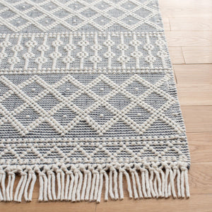 Safavieh Natura 688 80% Wool, 20% Cotton Hand Loomed Fringe: 10cm Rug NAT688A-8
