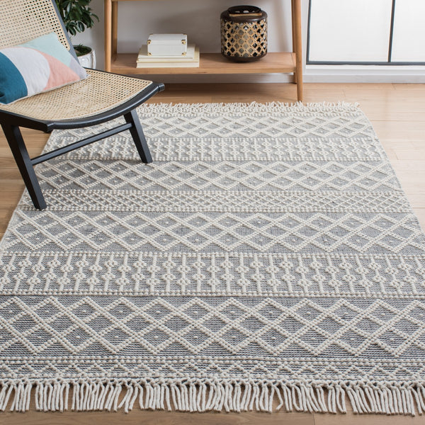 Safavieh Natura 688 80% Wool, 20% Cotton Hand Loomed Fringe: 10cm Rug NAT688A-8