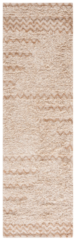 Natura Hand Loomed 65% Wool, 25% Jute, 10% Cotton Contemporary Rug Beige / Natural 65% Wool, 25% Jute, 10% Cotton NAT720F-28