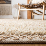 Natura Hand Loomed 65% Wool, 25% Jute, 10% Cotton Contemporary Rug Beige / Natural 65% Wool, 25% Jute, 10% Cotton NAT720F-5