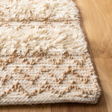 Natura Hand Loomed 65% Wool, 25% Jute, 10% Cotton Contemporary Rug Beige / Natural 65% Wool, 25% Jute, 10% Cotton NAT720F-5