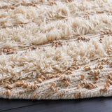 Natura Hand Loomed 65% Wool, 25% Jute, 10% Cotton Contemporary Rug Beige / Natural 65% Wool, 25% Jute, 10% Cotton NAT720F-6R