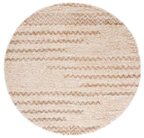 Natura Hand Loomed 65% Wool, 25% Jute, 10% Cotton Contemporary Rug Beige / Natural 65% Wool, 25% Jute, 10% Cotton NAT720F-6R