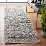 Natura Hand Loomed 65% Wool, 25% Jute, 10% Cotton Contemporary Rug Ivory / Black 65% Wool, 25% Jute, 10% Cotton NAT720Z-28