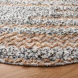 Natura Hand Loomed 65% Wool, 25% Jute, 10% Cotton Contemporary Rug Ivory / Black 65% Wool, 25% Jute, 10% Cotton NAT720Z-6R