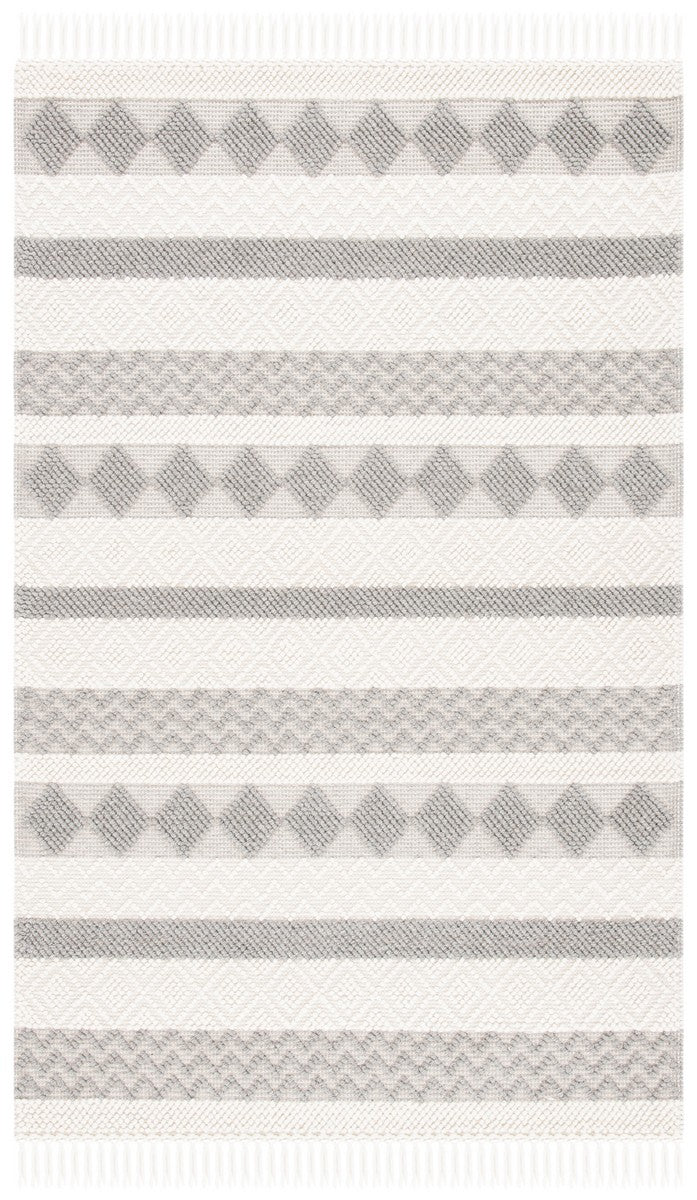 Natura 851 Luxurious 100% Wool Hand Woven Bohemian Area Rug for Cozy and Stylish Interiors