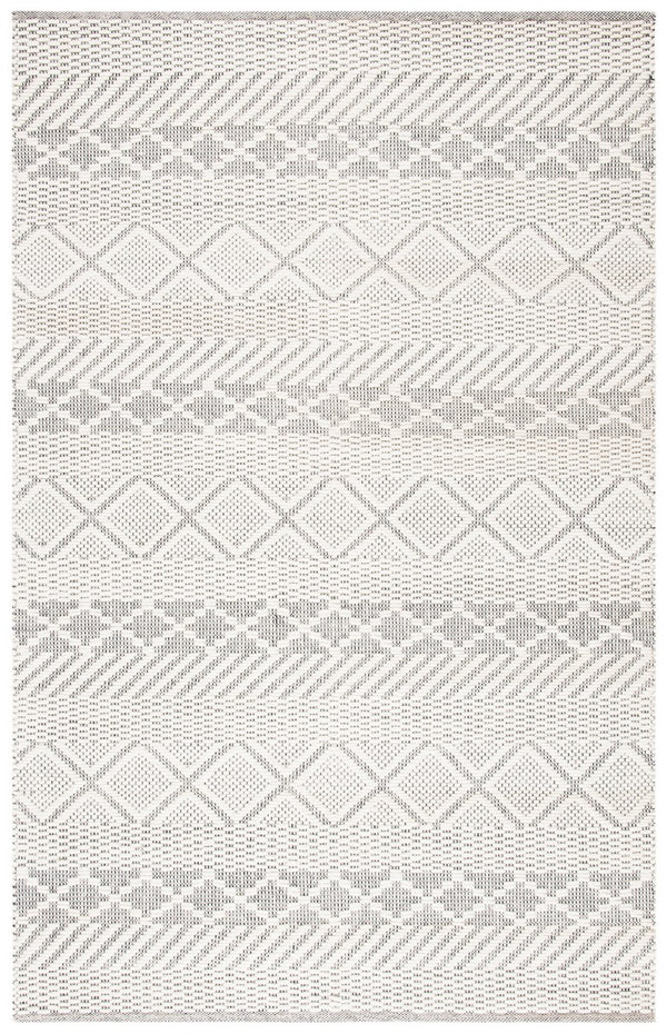 Natura 854 Bohemian Hand Woven 100% Wool Pile Rug Ivory