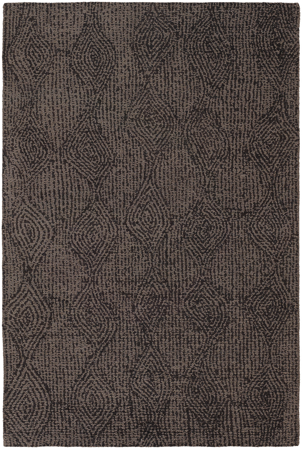 Chandra Rugs Navyan 100% Wool Hand-Tufted Contemporary Rug Taupe/Brown 7'9 x 10'6