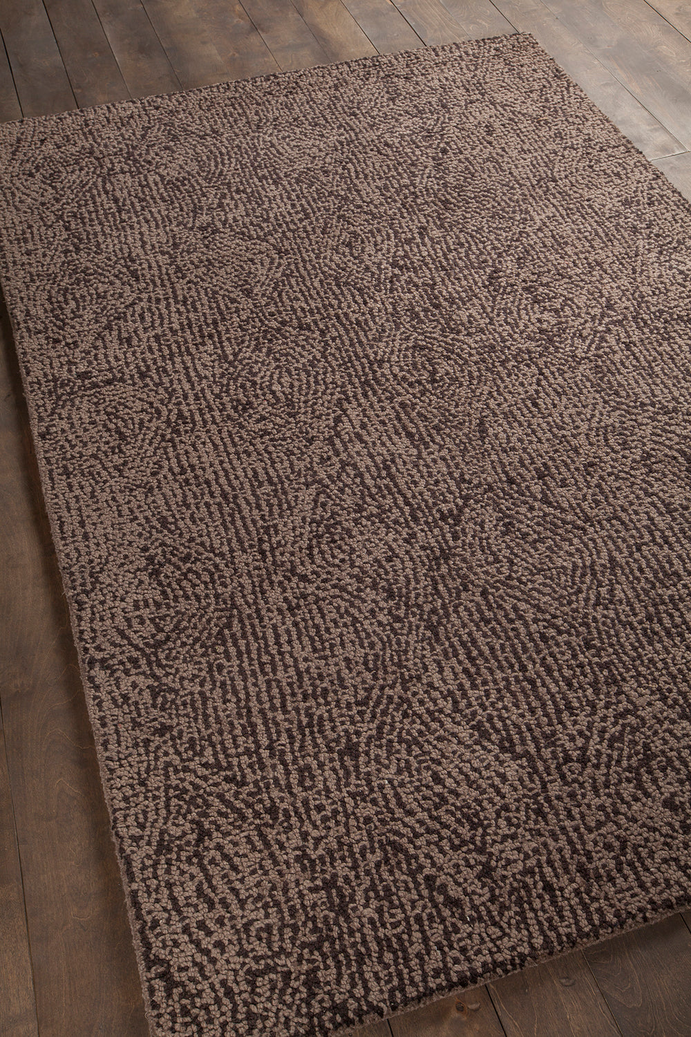 Chandra Rugs Navyan 100% Wool Hand-Tufted Contemporary Rug Taupe/Brown 7'9 x 10'6