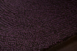 Chandra Rugs Navyan 100% Wool Hand-Tufted Contemporary Rug Purple/Black 7'9 x 10'6