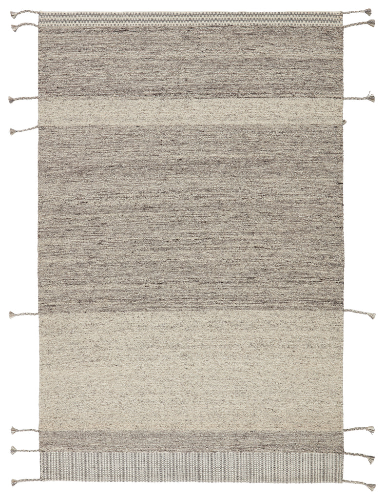 Jaipur Living Coolidge Handmade Striped Gray Area Rug (9'X12')
