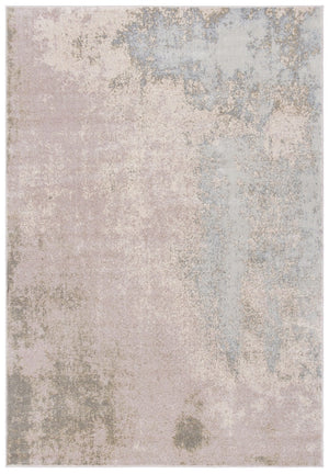 Noble 700 Noble 735  Power Loomed 45% Polyester, 55% Viscose Rug Pink / Cream