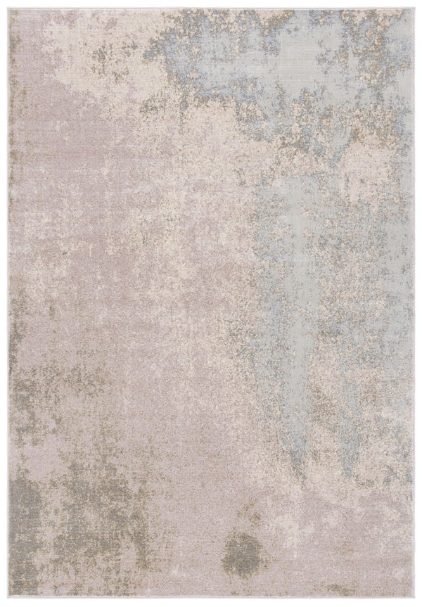 Noble 700 Noble 735  Power Loomed 45% Polyester, 55% Viscose Rug Pink / Cream