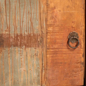 Dovetail Journee 40" Distressed Painted Reclaimed Hardwood Storage Console NE267